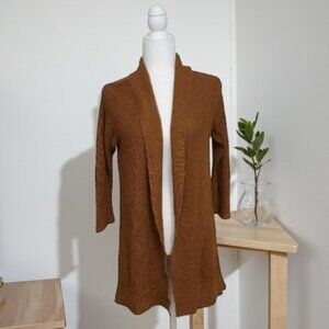 🤎 Joan Rivers Open-Front Cardigan | Size Medium | Caramel